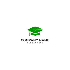 nature green education logo vector icon