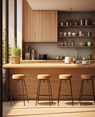 modern kitchen interior