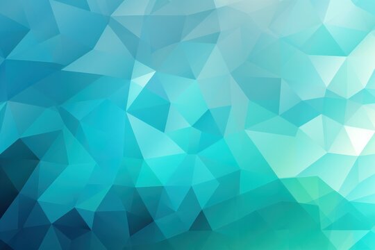 Vector abstract turquoise, triangles background