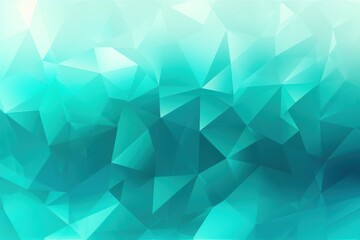 Vector abstract teal, triangles background