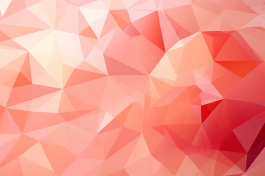 Vector abstract peach, triangles background