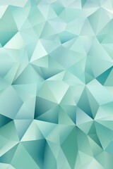 Vector abstract mint green, triangles background