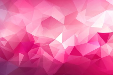 Vector abstract magenta pink, triangles background