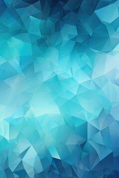Vector abstract cyan, triangles background