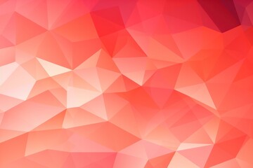 Vector abstract coral, triangles background