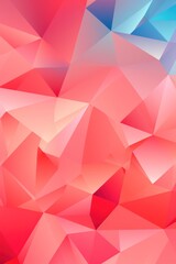 Vector abstract coral pink, triangles background