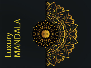 luxury mandala design template 