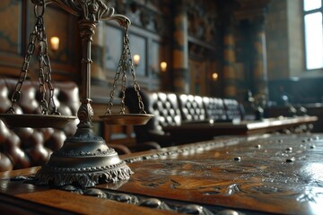 A cinematic depiction of the court