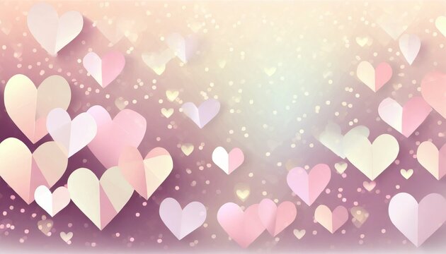 Background with hearts