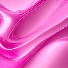 Pink silk Wave Abstract design for background, Pink liquid, shiny material, smooth motion