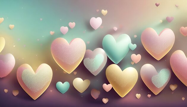 valentine hearts background