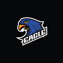 eagle esport mascot design logo