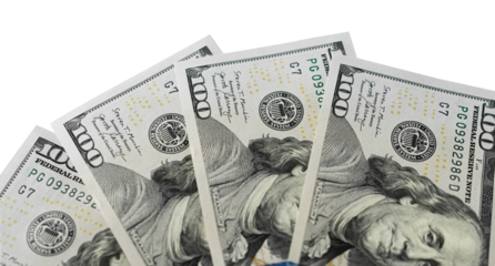 Dollar banknotes. Business, finance, economics.