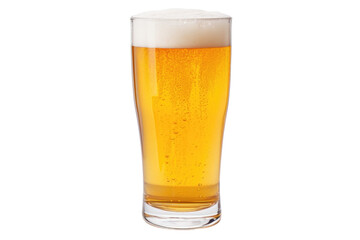 Crystal Clear Beer Glass, transparent background, png