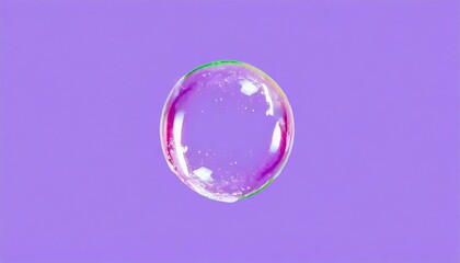 soap bubble on background
