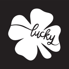 Lucky symbol. Vector illustration art.