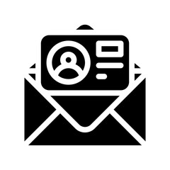 envelopes glyph icon