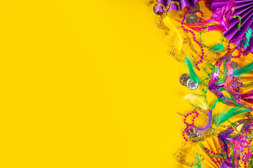 Mardi Gras colorful background