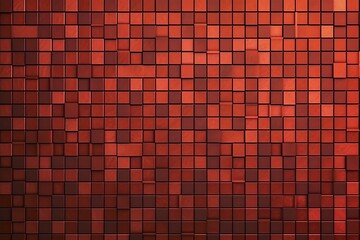 Fototapeta premium red square pattern made by midjourney