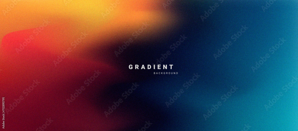 Poster Abstract gradient background with grainy texture