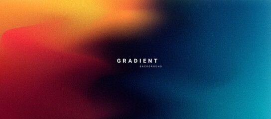 Abstract gradient background with grainy texture © kanpisut