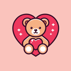 teddy bear with heart