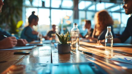 Group of business people meeting in the office