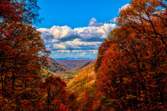 A Fall valley in West Virginia