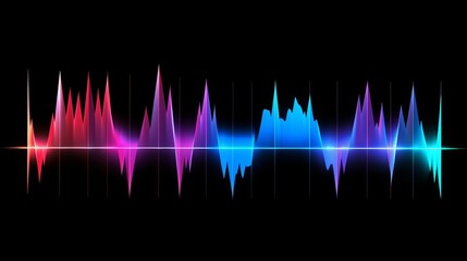 sound wave background, music, audio spikes, waves musical, ECG