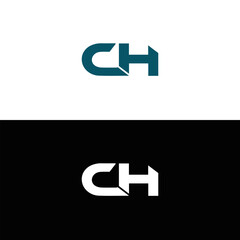 CH logo. CH set , C H design. White CH letter. CH, C H letter logo design. Initial letter CH letter logo set, linked circle uppercase monogram logo. C H letter logo vector design.	
