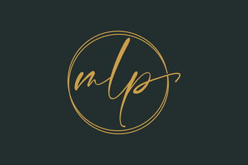 fancy handwriting with circle paint brush.