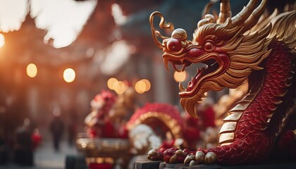 Chinese zodiac dragon. Chinese lunar new year celebration