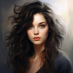 Fototapeta premium Female woman portrait beauty face person young 