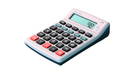 Calculator PNG, Mathematical tool graphic, Transparent background calculator, Office equipment icon, Digital calculation device image, Portable computing file, Electronic calculator illustration