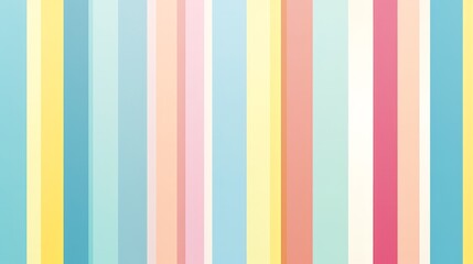 Obraz premium Colorful Striped Wallpaper Pattern in Pastel Colors