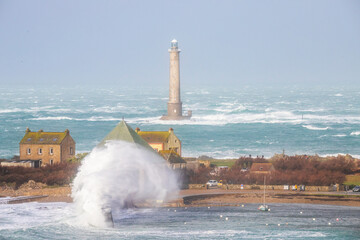 Le phare de Goury, dans la Manche