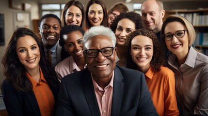 Obraz premium Diverse accounting team ai generated image wallpaper