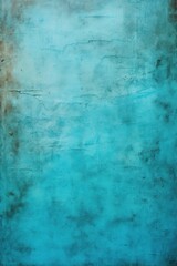 Fototapeta na wymiar Turquoise Blue background on cement floor texture