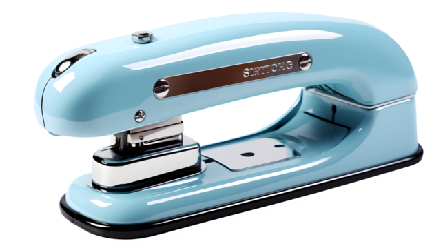 Stapler PNG, Transparent background stapler, Office tool graphic, Stapling device icon, Stationery item image, Desk accessory illustration, Paper fastening tool file, Office supplies icon