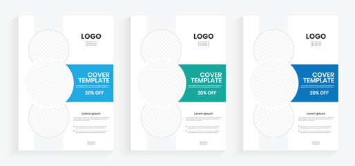 Brochure template a4 front page layout, corporate business marketing book cover layout, company identity brochure, sell sheet graphics collection