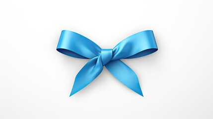 blue ribbon and red bow