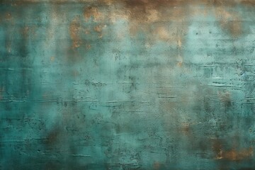 Textured steel teal grunge background