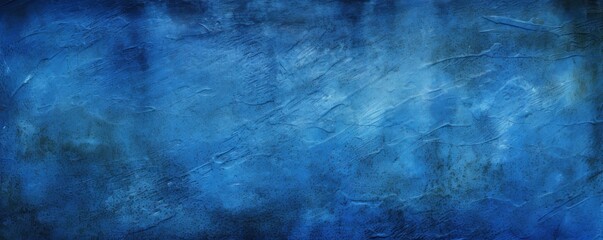 Fototapeta na wymiar Textured royal blue grunge background