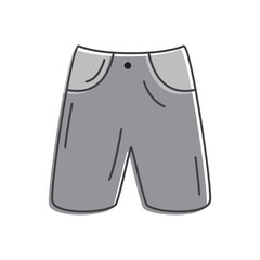 man underpants logo design vector image