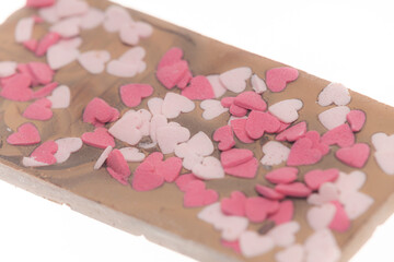 detail of chocolate for Valetine's day