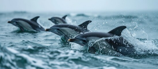 Cornish dolphins captured on camera.