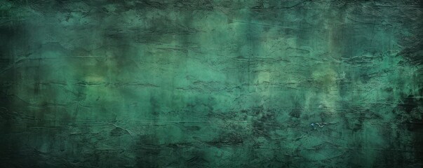 Fototapeta na wymiar Textured dark sea green grunge background