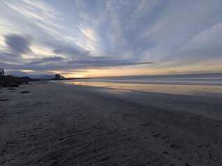 sunset at the beach