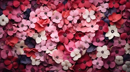 Obraz premium pink rose petals