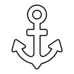 Anchor line icon